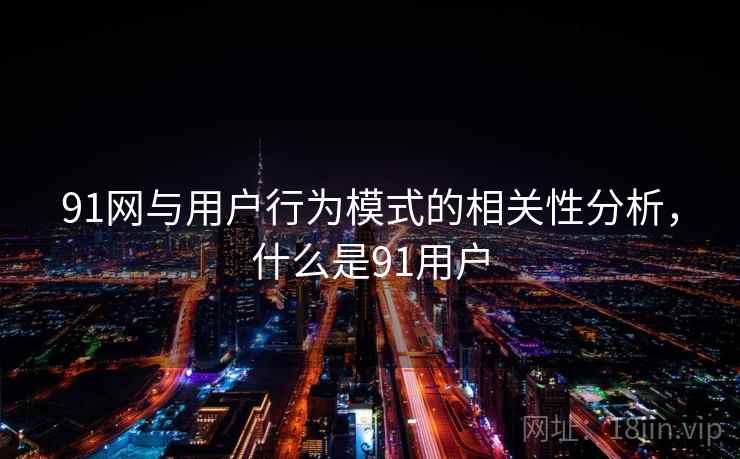 91网与用户行为模式的相关性分析，什么是91用户