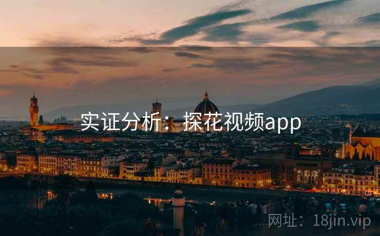 实证分析：探花视频app