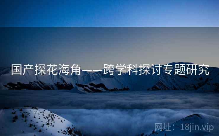 国产探花海角——跨学科探讨专题研究