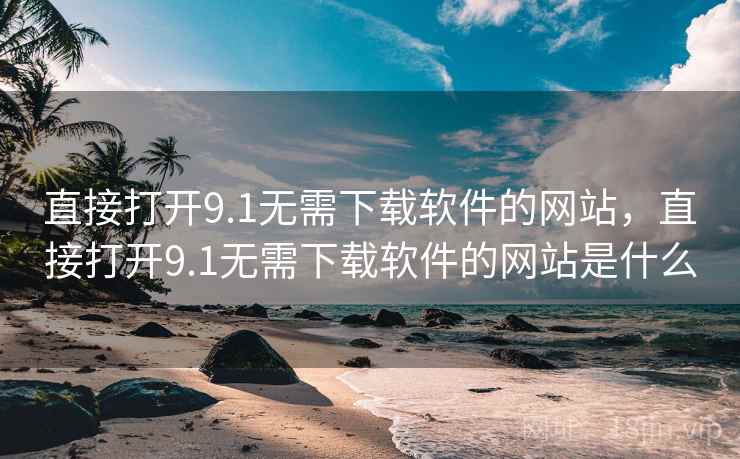 直接打开9.1无需下载软件的网站，直接打开9.1无需下载软件的网站是什么